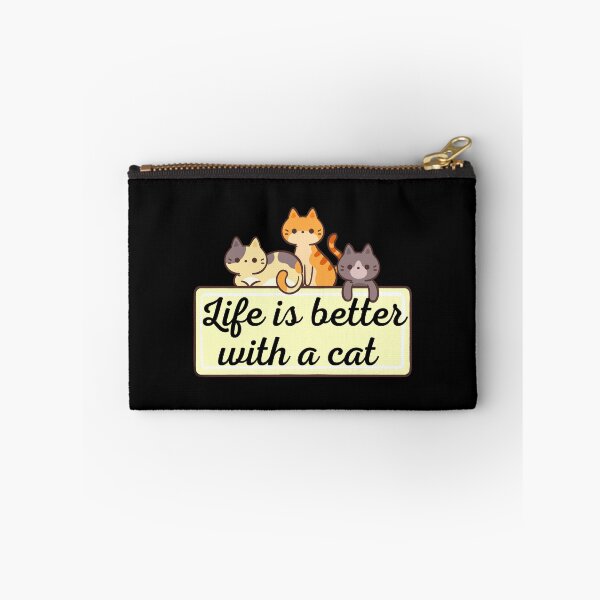 Item preview, Life is better with a cat designed and sold by ColourTrials.