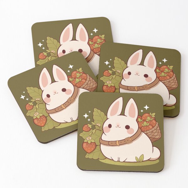 Item preview, Conejito recogiendo fresas designed and sold by Rihnlin.