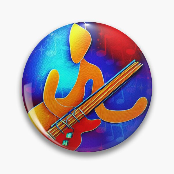 Item preview, Abstract bassist bright colors designed and sold by Artbellachi.