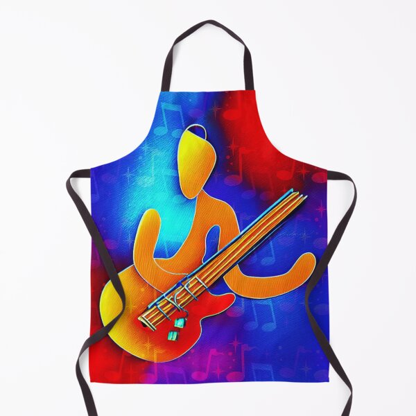 Item preview, Abstract bassist bright colors designed and sold by Artbellachi.
