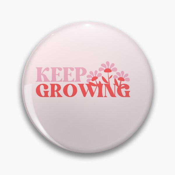 Item preview, Keep growing retro flower design designed and sold by SophieLogan.