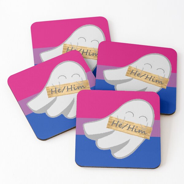 Item preview, Bi He/Him Pronoun Ghost designed and sold by Forest-Bird.