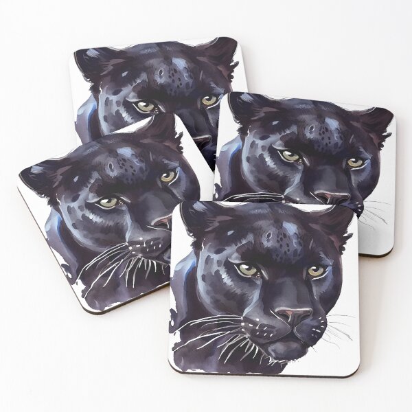 Item preview, Black Panther Art, Watercolor Painting designed and sold by KOTOdesign.