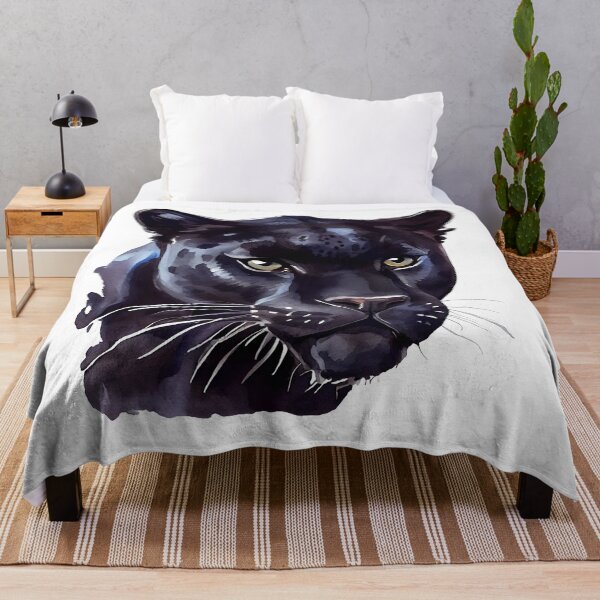 Item preview, Black Panther Art, Watercolor Painting designed and sold by KOTOdesign.