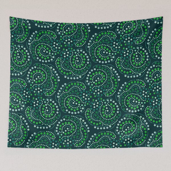 Item preview, Metallic Dot Art Green designed and sold by Jane Izzy Designs.
