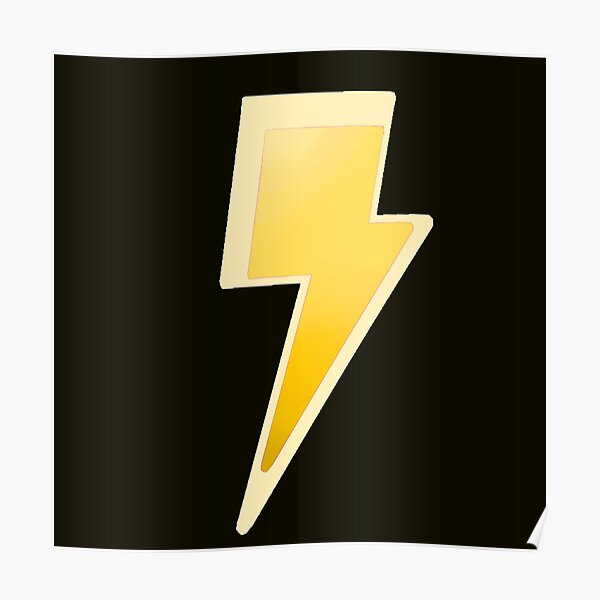 Lightning Bolt Band Posters for Sale | Redbubble