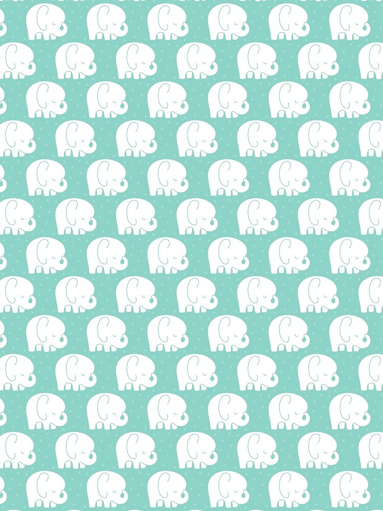 mod baby elephants mint by MissTiina