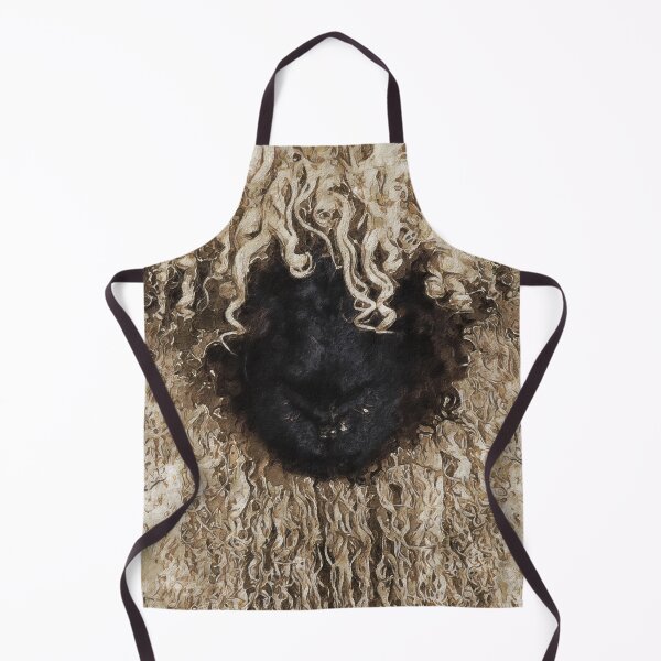 Item preview, Swiss Valais Blacknose Sheep, Fluffy Valais Blacknose Sheep Art, Cute Swiss Sheep Farm Animal Portrait, Adorable Swiss Valais Blacknose Sheep designed and sold by Paintcorner.
