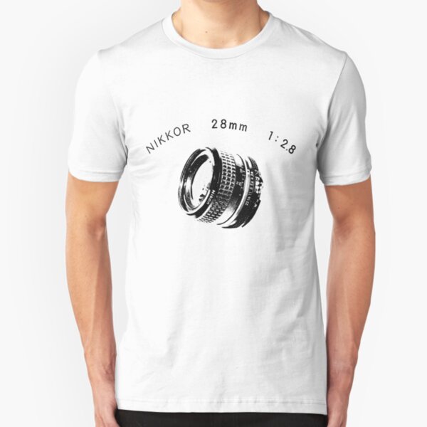 Nikkor 28mm Black Slim Fit T-Shirt