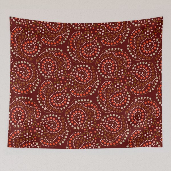 Item preview, Metallic Dot Art Red designed and sold by Jane Izzy Designs.
