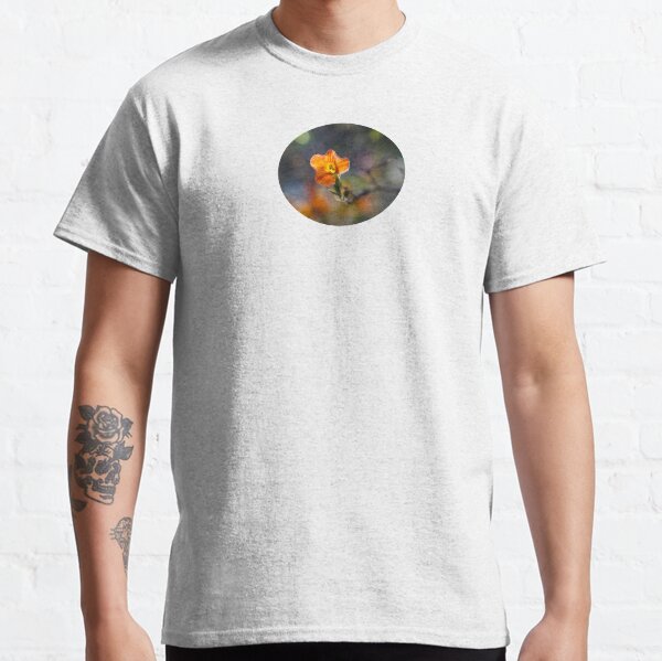 Heather Grey Embroidered Neon Orange Classic T Nookie T-Shirt