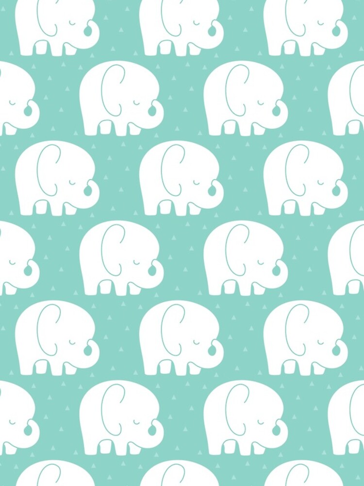 mod baby elephants mint by MissTiina