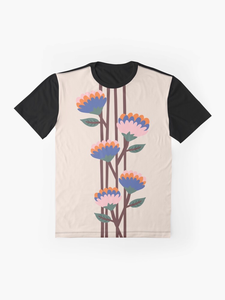 Alternate view of Henri Flowers Graphic T-Shirt