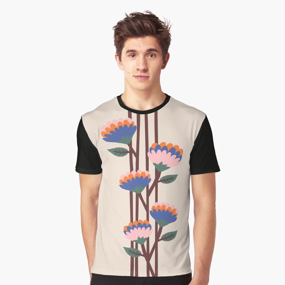 Henri Flowers Graphic T-Shirt