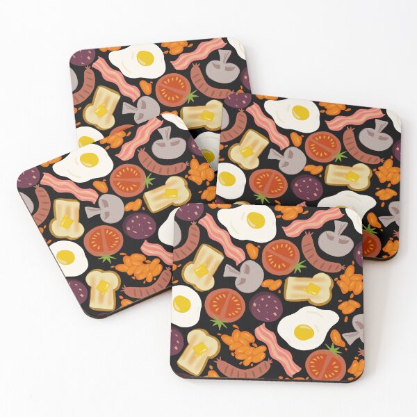 Item preview, Full English breakfast black designed and sold by Kimmygowland.