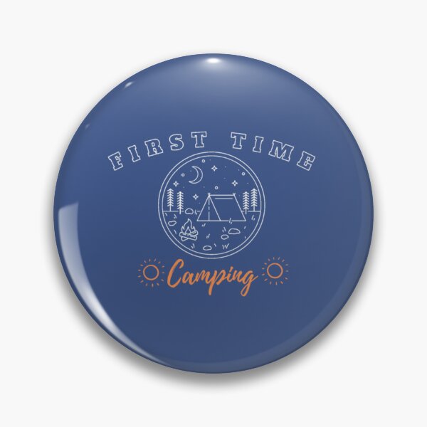 Item preview, First time camping Premium designed and sold by GuppyAlrian.