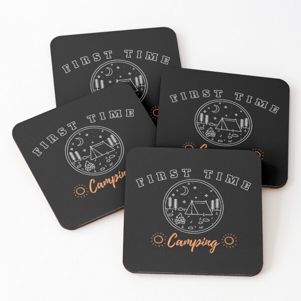 Item preview, First time camping Premium designed and sold by GuppyAlrian.