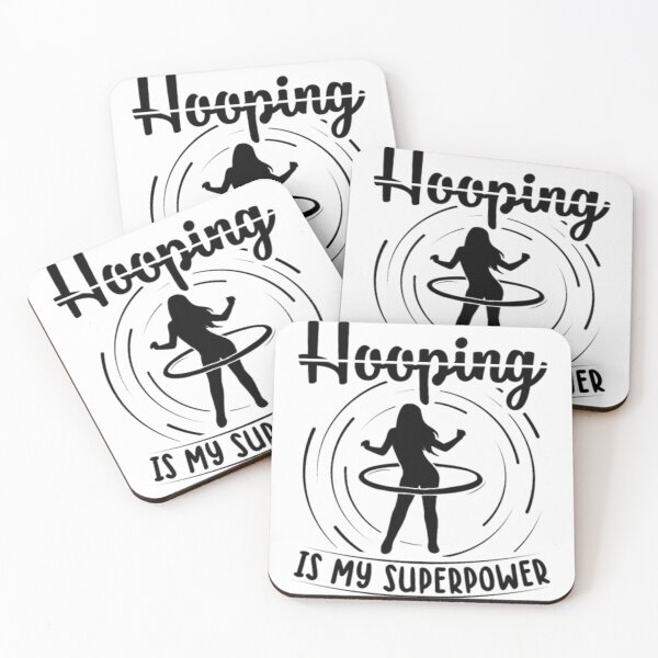 Item preview, Hooping is my super power Hula Hoop Sports Gifts designed and sold by GuppyAlrian.