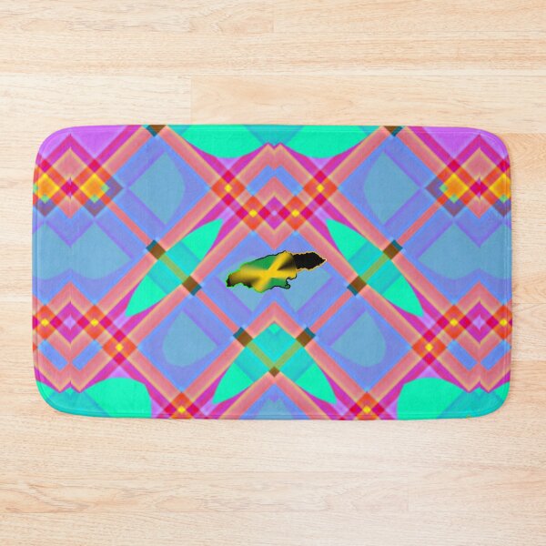 Item preview, UNFORGETTABLE WEST INDIES CHRISTMAS SOUVENIRS - UNIQUE ABSTRACT CARIBBEAN GEOMETRIC PATTERN - GREATJAMAICAN VIBES FLAG INSPIRATION designed and sold by Ralek.