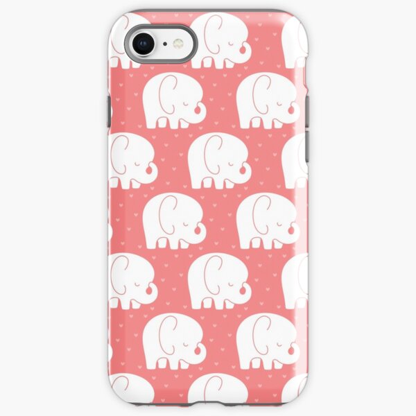 mod baby elephants coral iPhone Tough Case
