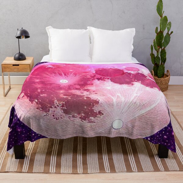 Item preview, Mesmerizing Pink and Purple Starry Moon Scene designed and sold by DreamScheme.