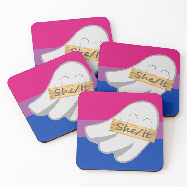 Item preview, Bi She/It Pronoun Ghost designed and sold by Forest-Bird.