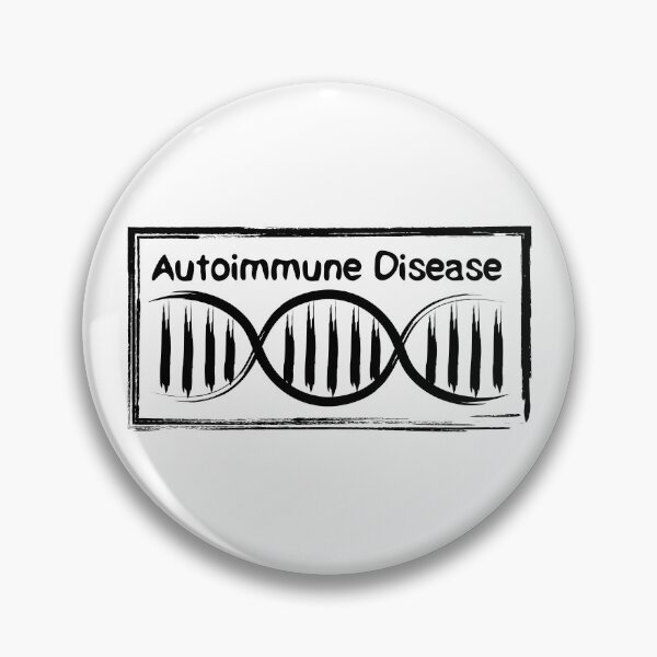 Item preview, Autoimmune disease - DNA design (black version) designed and sold by The Chronic's  Chronicles.
