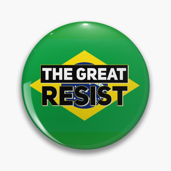 Item preview, THE GREAT RESIST BRASILIAN FLAG designed and sold by GraffitiBomberZ.