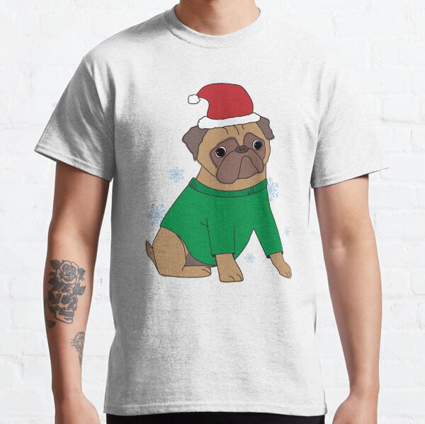 kids pug christmas jumper