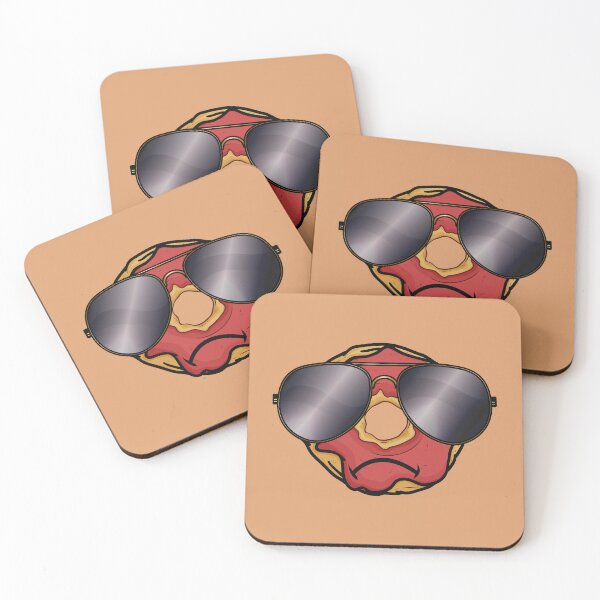 Item preview, Funny badass donut with sunglasses designed and sold by Donutlovers.
