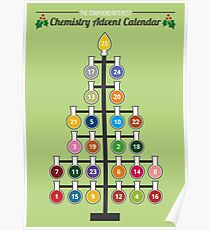 Chemist-Tree Advent Poster Poster