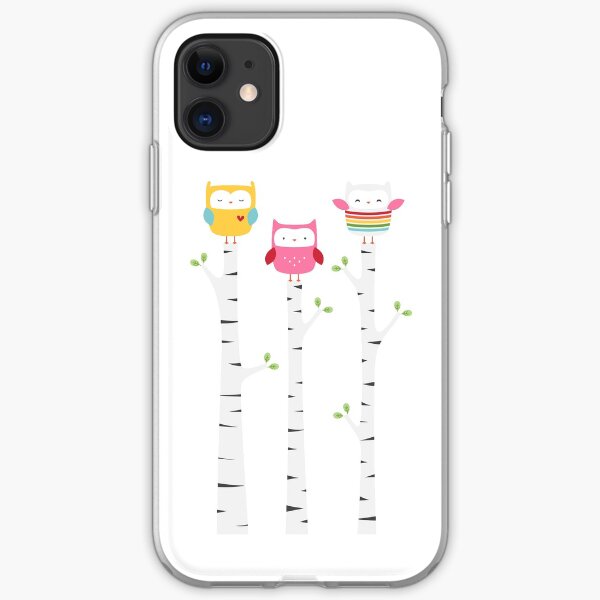 Treetop Owls iPhone Soft Case