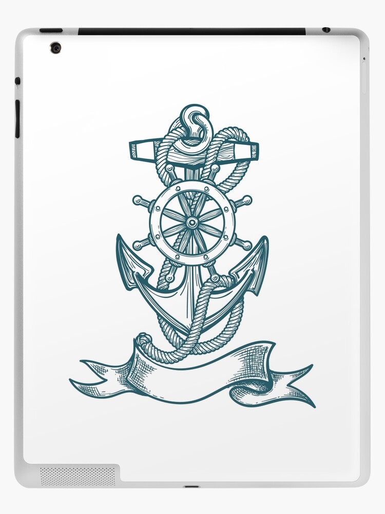 The ship's anchor and crab tattoo. Stock Vector by ©filkusto 156230874