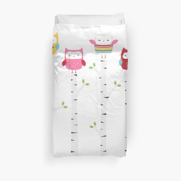 Treetop Owls Duvet Cover