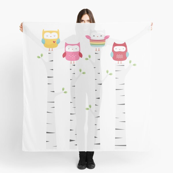 Treetop Owls Scarf
