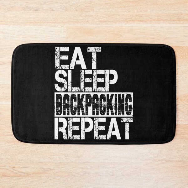 Item preview, Eat Sleep Backpacking Repeat, Grunge  designed and sold by ACC .