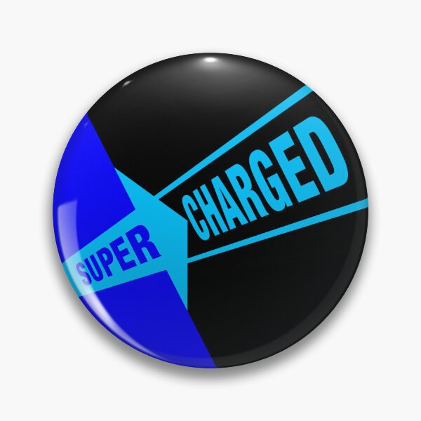Item preview, Super Charged (blue arrow) original design  designed and sold by pop-and-bee.