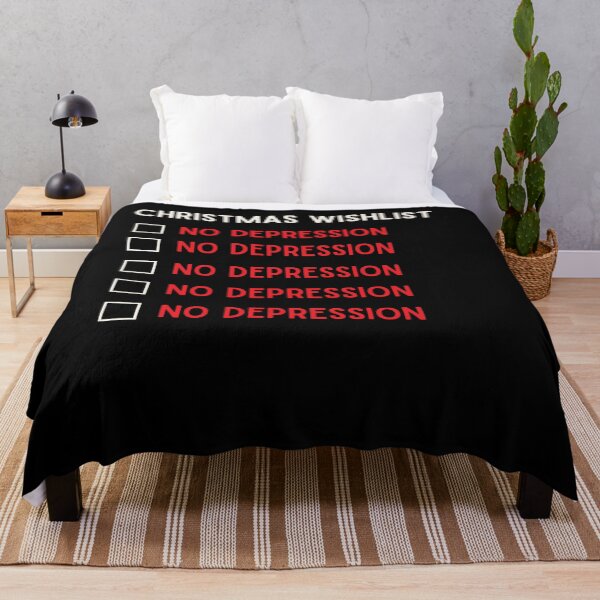 Item preview, Christmas wishlist no depression, ironic christmas joke biege designed and sold by T-Look.