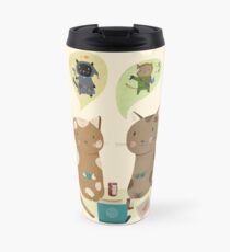 Taza de viaje Geek Cats