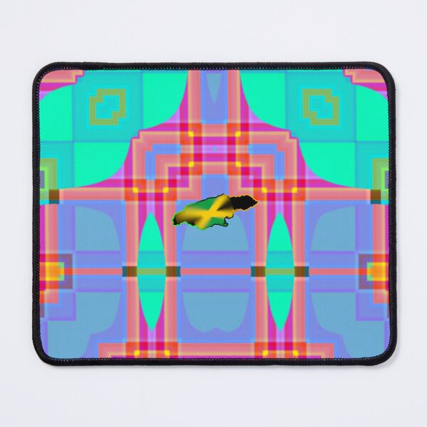 Item preview, UNFORGETTABLE WEST INDIES CHRISTMAS SOUVENIRS - UNIQUE ABSTRACT CARIBBEAN GEOMETRIC PATTERN - GREATJAMAICAN VIBES FLAG INSPIRATION designed and sold by Ralek.