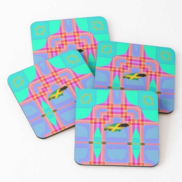 Item preview, UNFORGETTABLE WEST INDIES CHRISTMAS SOUVENIRS - UNIQUE ABSTRACT CARIBBEAN GEOMETRIC PATTERN - GREATJAMAICAN VIBES FLAG INSPIRATION designed and sold by Ralek.