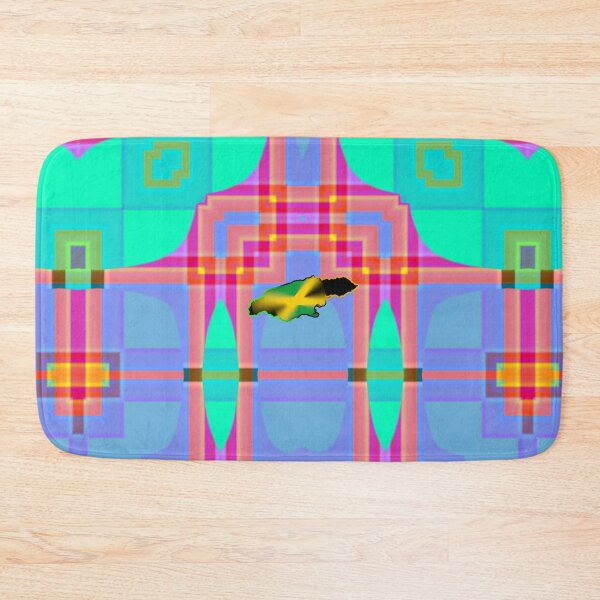 Item preview, UNFORGETTABLE WEST INDIES CHRISTMAS SOUVENIRS - UNIQUE ABSTRACT CARIBBEAN GEOMETRIC PATTERN - GREATJAMAICAN VIBES FLAG INSPIRATION designed and sold by Ralek.
