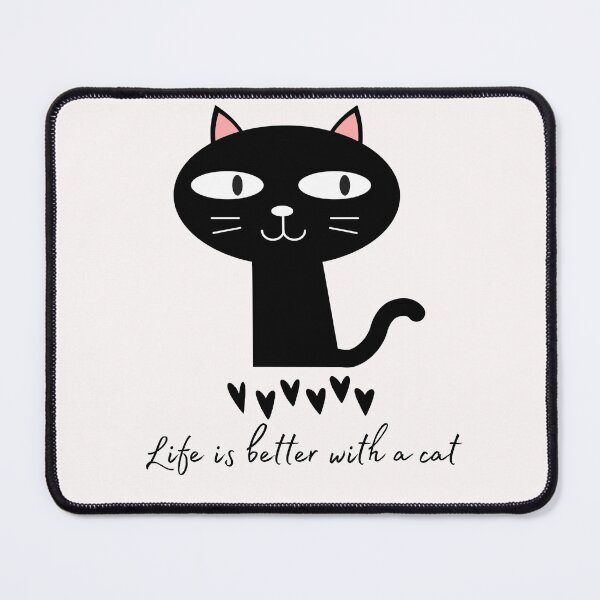 Item preview, Life is better with a cat designed and sold by ColourTrials.