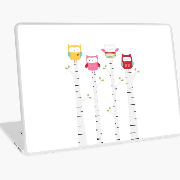 Treetop Owls Laptop Skin