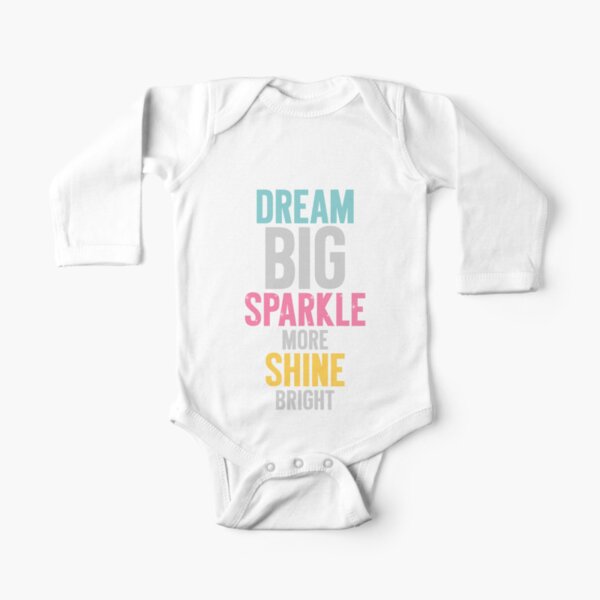 Dream Big Long Sleeve Baby One-Piece