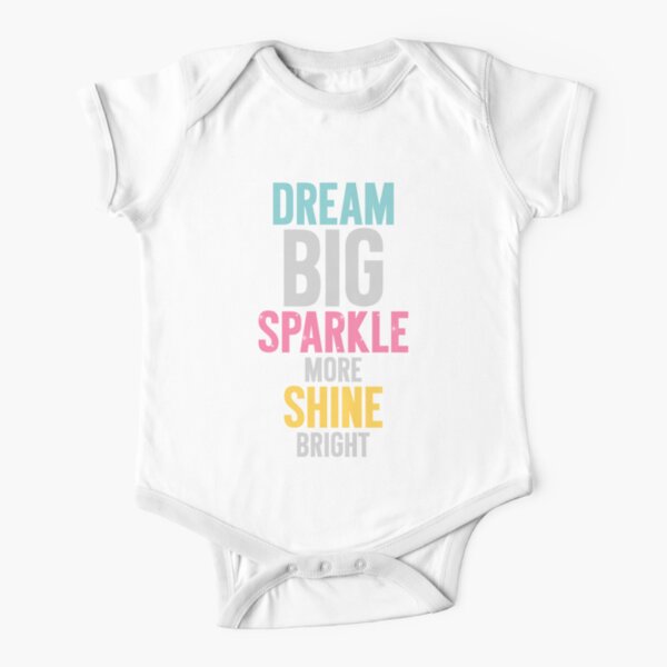 Dream Big Short Sleeve Baby One-Piece