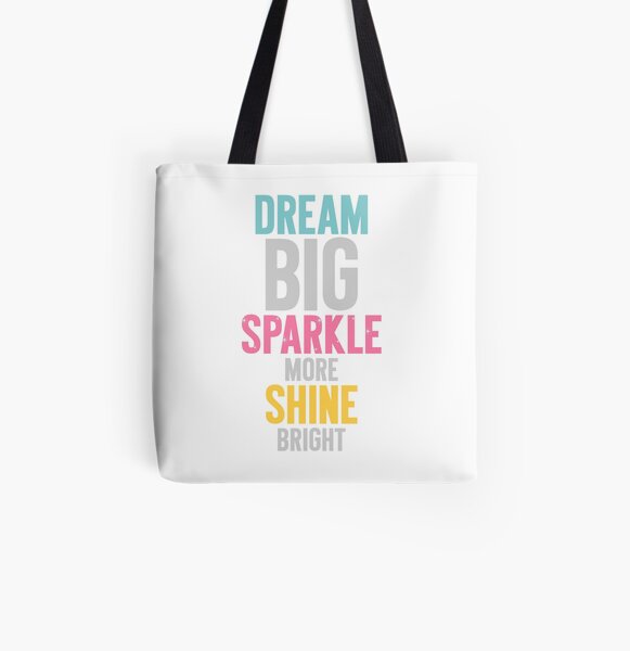 Dream Big All Over Print Tote Bag