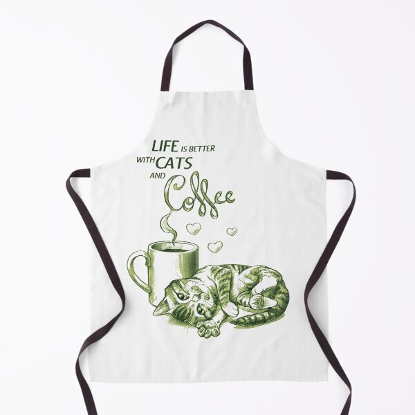 Item preview, Life Is Better With Cats And Coffee designed and sold by Ali K. Alobaidi.