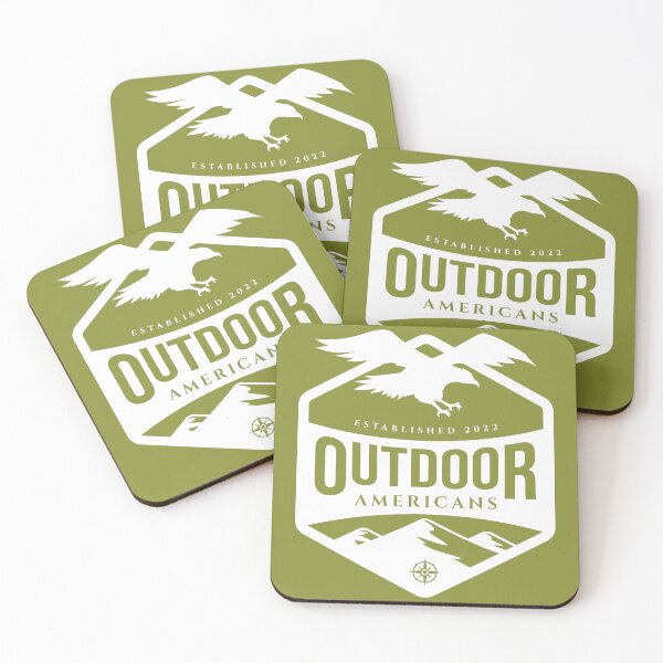Item preview, Outdoor Americans Logo White designed and sold by OutdoorAmerican.