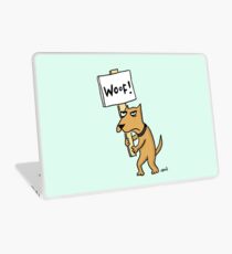 Doggie Protester Laptop Skin